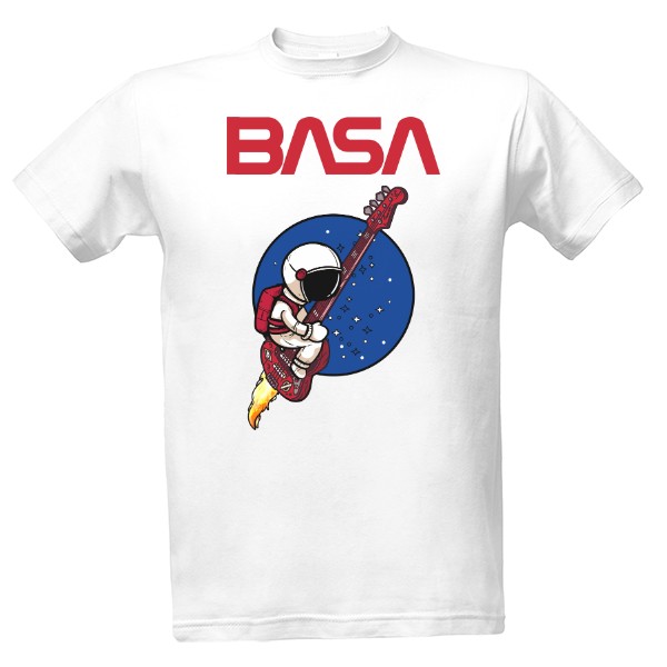 Tričko s potiskem Basa z NASA