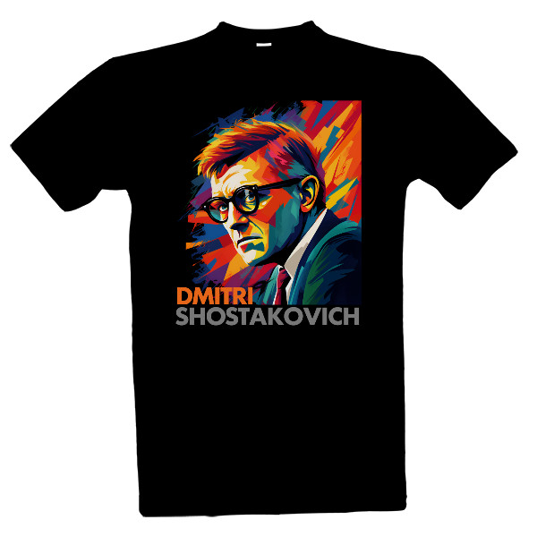 Tričko s potiskem Dmitri Shostakovich