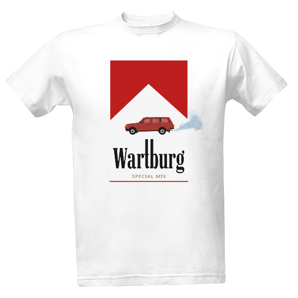 Tričko s potiskem Wartburg - Marlboro
